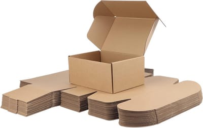 Verzenddozen golfkarton bruin 9x6x4 inch 25 stuks