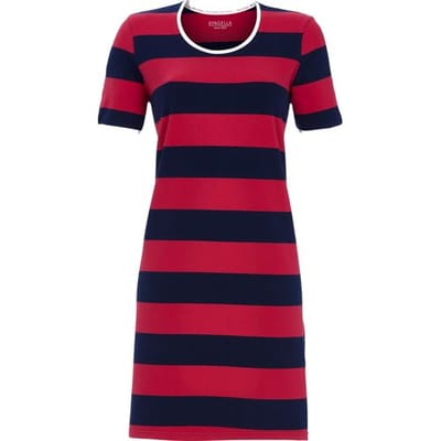 Gestreept Ringella nachthemd rood - Rood - Maat - 36