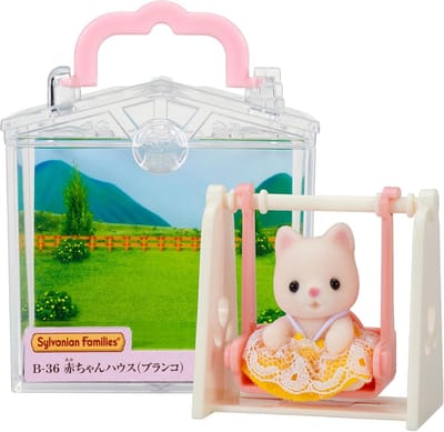 Poppenhuis Babyhuis - Huisje voor Kleine Figuren en Accessoires