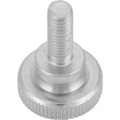 40 pièces M6 Acier au carbone zingué Vis à molette à tête plate (M6*18)