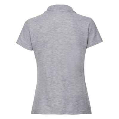 Russell Dames/Dames Klassiek Polycotton Poloshirt (Lichte Oxford Heide)