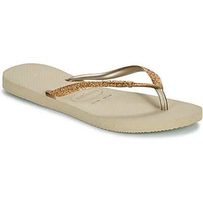 Havaianas Slim Glitter II Slippers - Zand - Goud