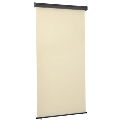 vidaXL - Balkonscherm - 125x250 - cm - crèmekleurig