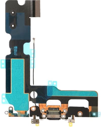 Geschikt voor iPhone 7 dock connector - zwart