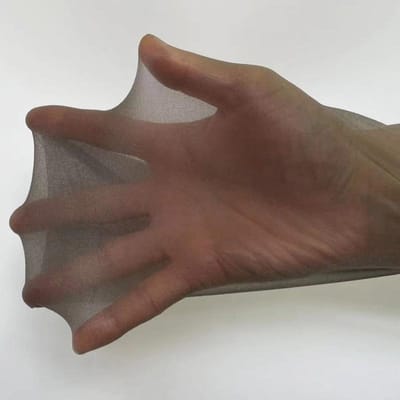 Bas d'été pour femme 1 Den Ultra-Fins Entrejambe en Coton Brillant Lustre Subtil Bas en Nylon pour Dame Bas en Soie Collants Transparents Légèrement Scintillants Max 65kg 175cm brown