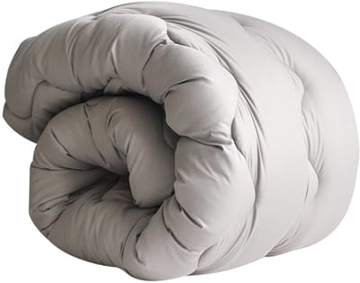 Zavelo Eazzy All-in-one-Dekbed zonder Overtrek Beige - Met Kussenslopen-1-persoons (140x200 cm)