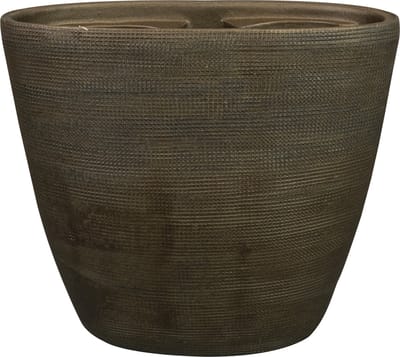 Ter Steege Bloempot "Norell" Bruin D 29 cm B 15 cm H 26 cm