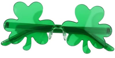 Finnacle - Klavertjevier Zonnebril - Partybril voor St. Patrick's Day - speciaal voor volwassenen!