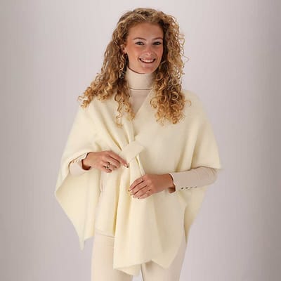 Morethansocks - Poncho dames - Gebreid - One Size - poncho dames omslagdoek - omslagdoek dames sjaal - gebreide poncho