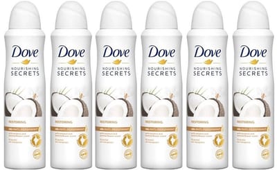 Dove Deospray – Restoring Ritual Coconut & Jasmine 6 x 150 ml