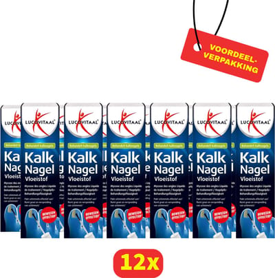 Lucovitaal Kalknagel Behandeling Voeistof - Antischimmel - 12 stuks - Voordeelverpakking