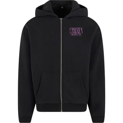 Mister Tee - Chosen To Defend Fluffy Vest met capuchon - XS - Zwart