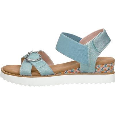 Skechers Miss Desert Kiss Hi Meiden Sandalen - Licht blauw - Maat 32