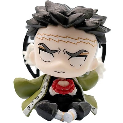 Anime Demon Slayer 6 Stuks/Set Kleine Figuur Verpakt Karakter Meerdere Combinatiesets Schattig Anime Speelgoed Cadeau Verzameling Decoratie PVC