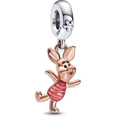 Fijn Nieuw Koper Schattige Dieren Beer Bedel Kralen Eenden Olifant Hanger Passend op Originele Armband Vrouwen Diy Sieraden Accessoires Cadeau white