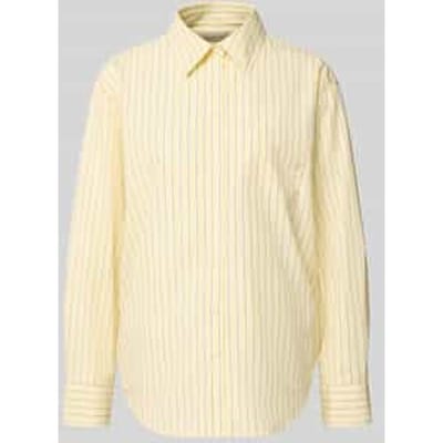 Relaxed fit blouse met borstzak