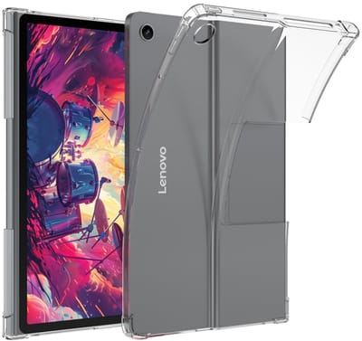 Coverup Tablethoes geschikt voor Lenovo Tab Plus Hoesje - Transparant TPU Back Cover - Transparant