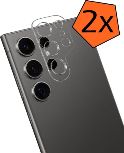 Camera Lens Protector - 2 Stuks - Geschikt voor Samsung Galaxy S24 Ultra - Camera Screenprotector - Gehard Glas - Beschermglas - Tempered Glass - Screen Protector