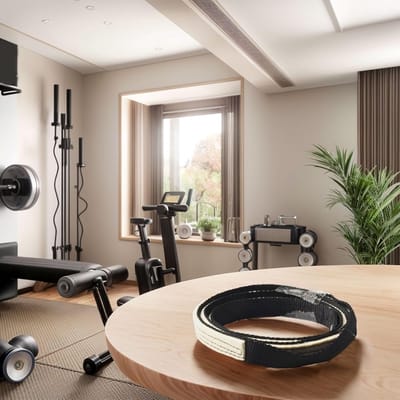 Hometrainer Wrijvingsband - Nylon Powerriem - Fiets Training - Slijtvaste Remband - 120 cm Lengte - Zwart