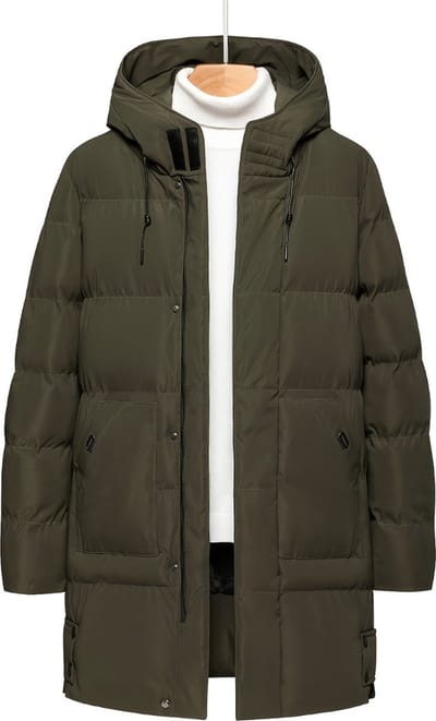 Livano Winterjas - Heren - Parka Heren - Jas - Winter - Volwassen - Groen - Maat XXS