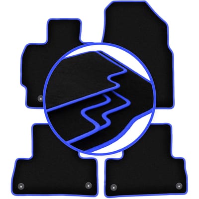 CARLUX-BLUE automatten voor: Mazda CX-7 SUV (2009-2012)