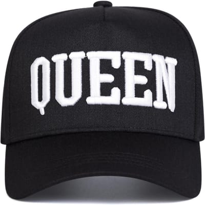 Unisex Queen King Letter Borduur Baseball Caps Lente En Herfst Buiten Verstelbaar Casual Hoeden Zonbescherming Hoed Sport Cap zwart witte kleur