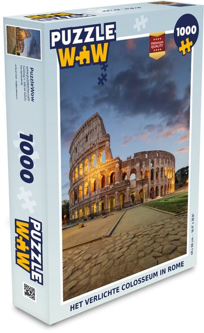 Puzzel Rome - Italië - Colosseum - Legpuzzel - Puzzel 1000 stukjes volwassenen