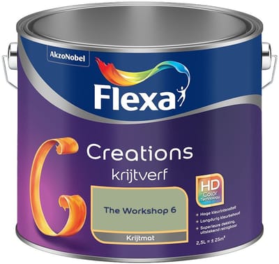 Flexa - Creations Muurverf Krijt - The Workshop 6 - Mengverf - 2,5 L