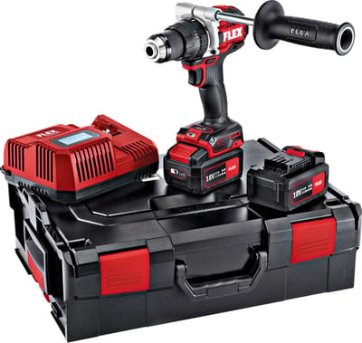 FLEX PD 2G 18.0-EC-HD/5.0 Accu Boormachine SET + 18 Volt Accu's & Snellader in Systainer