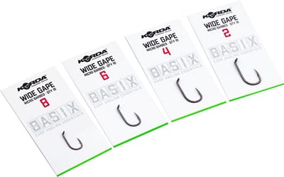 Korda Basix Wide Gape Micro Barbed #2