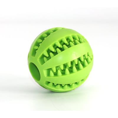 Natuurlijk rubber hondenspeelgoed Hond kauwspeelgoed Gebitsreiniging Behandelbal Extra sterke interactieve elasticiteitsbal 5 cm voor huisdierproducten
