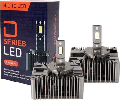 TLVX D5S High Power LED Canbus lampen 30.000 Lumen 6000k Helder Wit (set 2 stuks) - Plug and Play – CANBUS EMC + 300% licht - LED CSP CHIPS - 100 Watt – D5S 35 watt Xenon HID vervanger - Dimlicht - Grootlicht - Koplampen - Autolamp - 12V