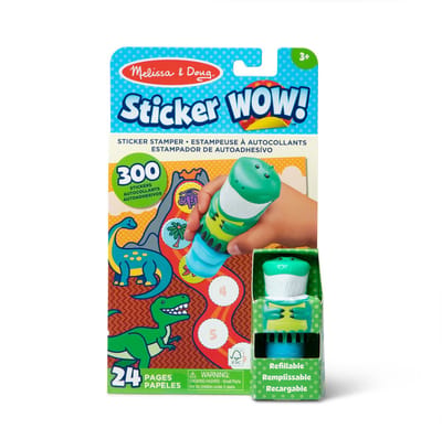 Melissa & Doug - Water WOW! Activiteitenboek - Met stickerstempel Dino