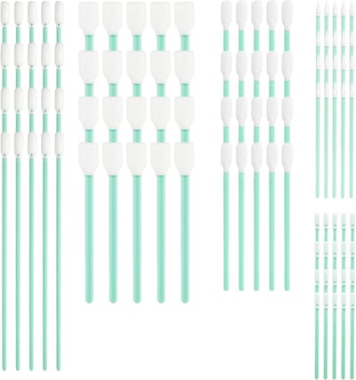 100 Stuks Schuimtip Reinigingsset voor Elektronica en Optica - Perfect voor Naaimachine, Kunst en Ambachten