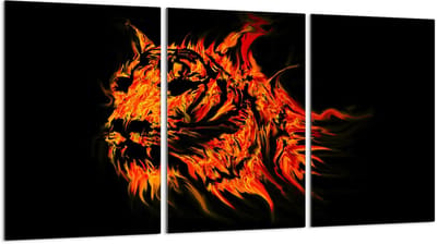 TMK ArtDeko - Schermplaat Inductiekookplaat - Glas - 3x 30x52 cm - Veiligheidsglas