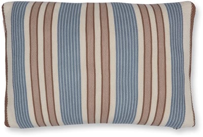 Pip Studio Bonsoir Combistripe Cushion Sierkussen - 40 x 60 cm cm - Blauw