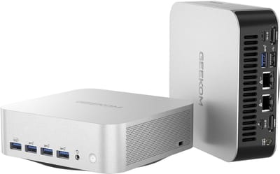 ​​GEEKOM Mini PC A8 Max – AMD Ryzen 7 8745HS (8 kernen / 16 threads, tot 4.9 GHz) | 2.5Gbps Dual-LAN | 16GB DDR5 + 1TB SSD | Mini Gaming PC | Windows 11 Pro | WiFi 6E | BT 5.2 | USB4 | 8K UHD – ​8K,Mini PC met,Mini Computer,Game PC,pc voor games e