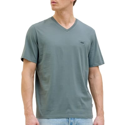JACK & JONES - JCOREACH TEE SS V-NECK WEH24 SMU - Heren- T-shirt
