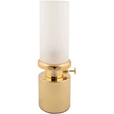 Leitmotiv Tafellamp Camp LED - Goud - 9x9x29.5cm - Scandinavisch