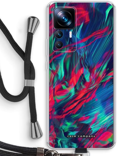 Case Company® - Hoesje met koord geschikt voor Xiaomi 12T hoesje met Koord - Pilgrims Of The Sea - Telefoonhoesje met Zwart Koord - Bescherming aan alle Kanten en Over de Schermrand