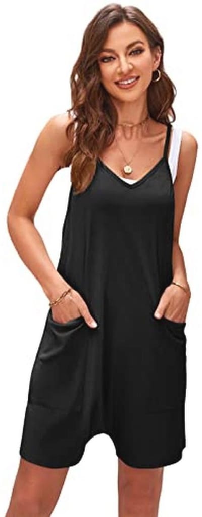 Vrouwen Zomer Harem Pants Mouwloze Romper Casual Losse Jumpsuit