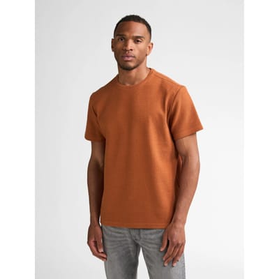 Petrol Industries - Heren Katoenen T-shirt owens - Oranje - Maat M