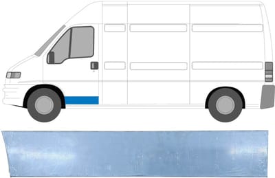 Buiten reparatiepaneel voorste deur voor Peugeot Boxer 1994-2006 / Links