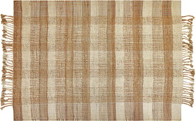BERISSA - Modern vloerkleed - Lichtbeige - 140 x 200 cm - Jute