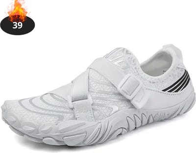 Livano Waterschoenen Voor Kinderen & Volwassenen - Aqua Shoes - Aquaschoenen - Afzwemschoenen - Zwemles Schoenen - Wit - 39