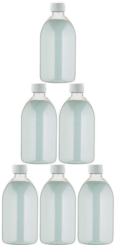 Scrubzout Hammam Herbal - 650 gram - Fles met witte dop - set van 6 stuks - Hydraterende Lichaamsscrub