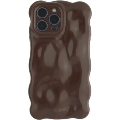 123watches hoesje Bubble - donkerbruin - Siliconen, TPU - iPhone 13