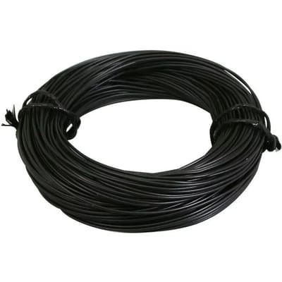 Bobine fil électrique noir multibrin 7/10 0.50mm² x 50m faisceau pour moto cyclo