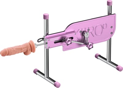 Kiiroo PleasureDrive Sex Machine - Automatische Stootmachine - App Bestuurbaar - Incl. Siliconen Dildo - Premium Kwaliteit