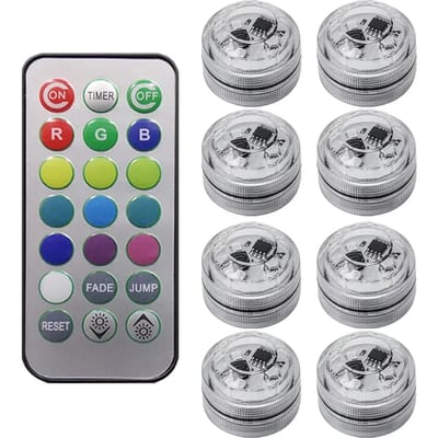 Draadloos zelfklevend LED-auto-interieur Omgevingslicht Afstandsbediening Decor Auto Dak Voet Sfeerlamp Fietsachterlicht